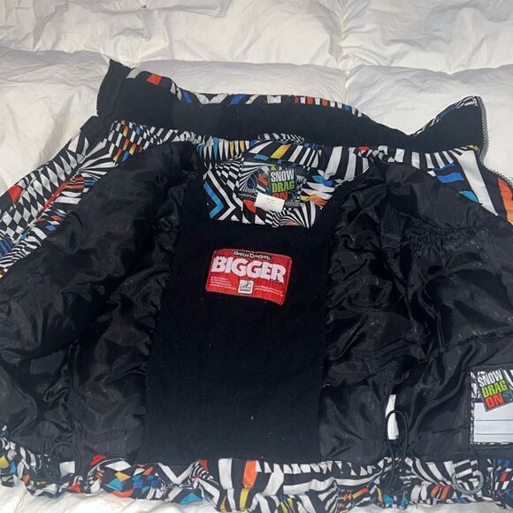 Snow Dragons snowboard ski winter Coat - Picture 3 of 10